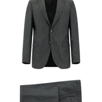 Koyu Füme 4 Drop Relaxed Fit Rahat Kesim Takım Elbise