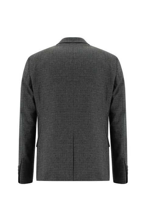 Koyu Füme 7 Drop Slim Fit Dar Kesim Takım Elbise