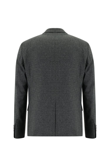  Koyu Füme Relaxed Fit Rahat Kesim Klasik Takım Elbise