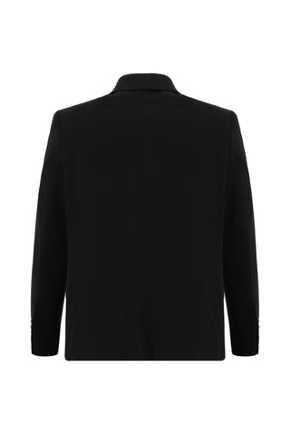  Siyah Super Slim Fit Ekstra Dar Kesim Klasik Takım Elbise