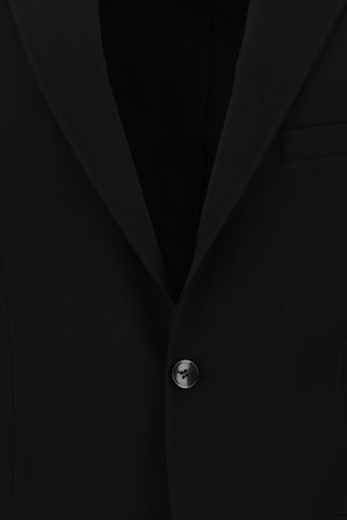  Siyah Slim Fit Dar Kesim Klasik Takım Elbise