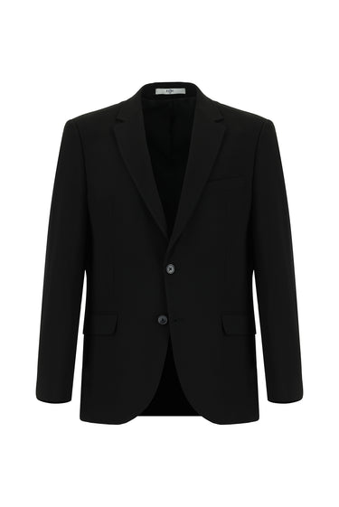  Siyah Relaxed Fit Rahat Kesim Klasik Takım Elbise