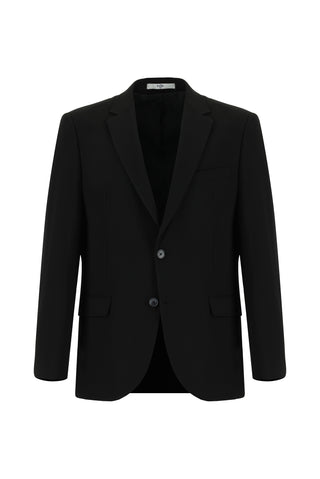  Siyah Regular Fit Klasik Takım Elbise