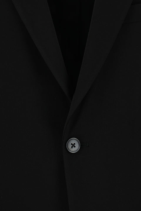 Siyah 7 Drop Super Slim Fit Eksra Dar Kesim Takım Elbise