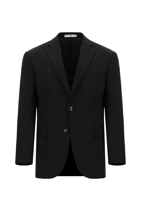 Siyah 6 Drop Regular Fit Standart Kesim Takım Elbise