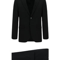 Siyah Slim Fit Dar Kesim Klasik Takım Elbise