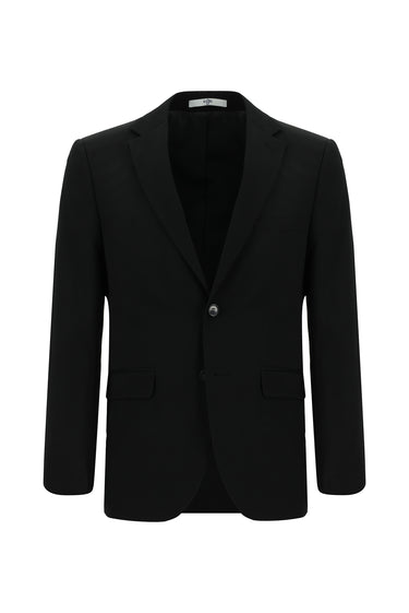  Siyah Slim Fit Dar Kesim Klasik Takım Elbise