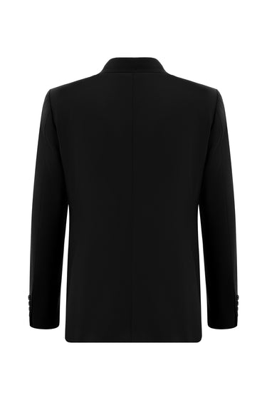  Siyah Slim Fit Dar Kesim Klasik Takım Elbise