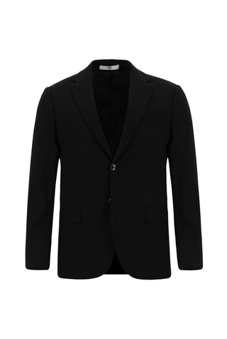  Siyah Relaxed Fit Rahat Kesim Klasik Takım Elbise