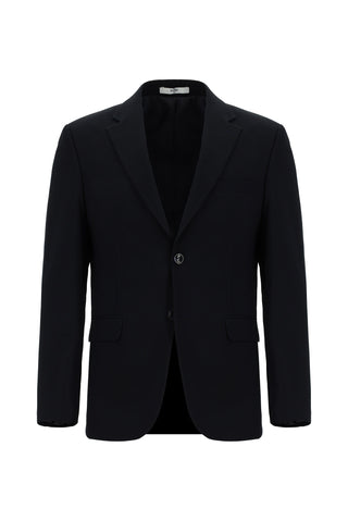  Siyah Lacivert Slim Fit Dar Kesim Klasik Takım Elbise