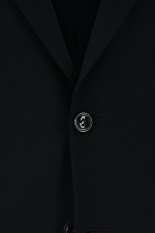  Siyah Lacivert Slim Fit Dar Kesim Klasik Takım Elbise