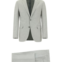 Orta Gri 7 Drop Slim Fit Dar Kesim Takım Elbise