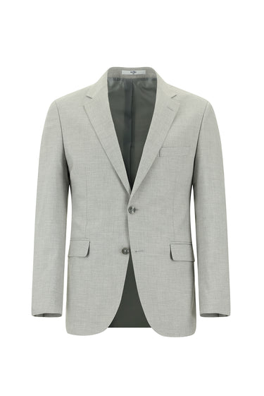 Orta Gri Slim Fit Dar Kesim Klasik Takım Elbise