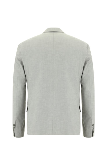 Orta Gri Slim Fit Dar Kesim Klasik Takım Elbise