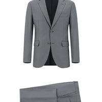 Bulut Gri Slim Fit Dar Kesim Klasik Takım Elbise