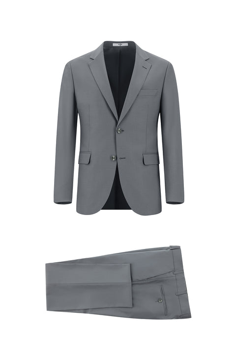 Bulut Gri 7 Drop Slim Fit Dar Kesim Takım Elbise