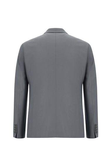 Bulut Gri Slim Fit Dar Kesim Klasik Takım Elbise