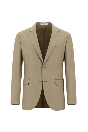 Açık Kahve  Slim Fit Dar Kesim Klasik Takım Elbise