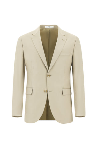  Açık Bej 7 Drop Slim Fit Dar Kesim Takım Elbise