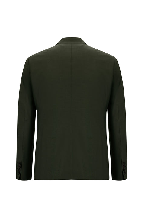 Koyu Haki 7 Drop Slim Fit Dar Kesim Takım Elbise