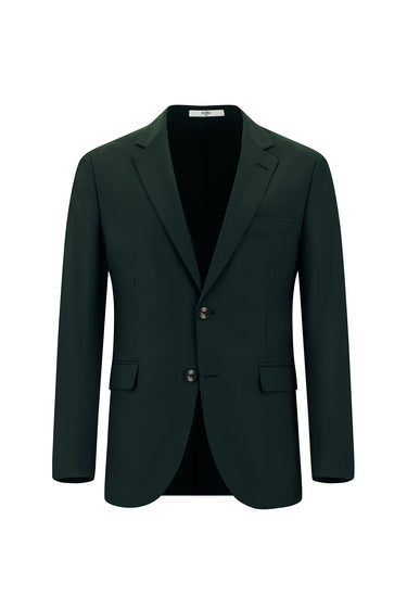 Koyu Yeşil Slim Fit Dar Kesim Klasik Takım Elbise