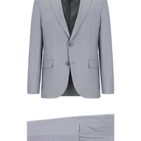 Orta Gri 7 Drop Slim Fit Dar Kesim Takım Elbise
