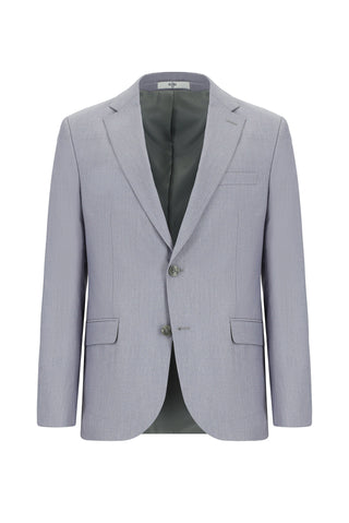  Orta Gri Slim Fit Dar Kesim Klasik Takım Elbise