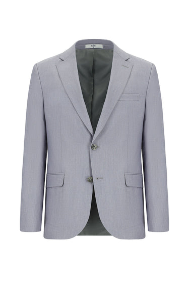  Orta Gri Slim Fit Dar Kesim Klasik Takım Elbise