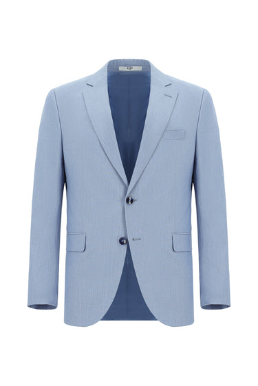  Açık Mavi Slim Fit Dar Kesim Klasik Takım Elbise