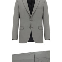 Medium Grey 4-Drop Relaxed Fit Suit