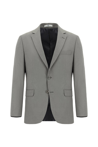  Orta Gri 4 Drop Relaxed Fit Rahat Kesim Takım Elbise