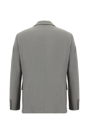 Orta Gri Relaxed Fit Rahat Kesim Klasik Takım Elbise