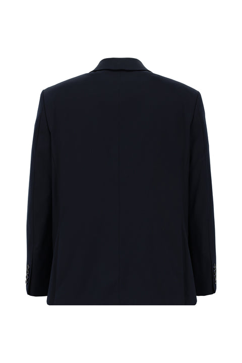Koyu Lacivert 4 Drop Relaxed Fit Rahat Kesim Takım Elbise