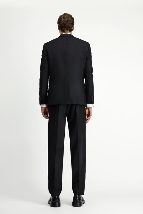 Siyah 7 Drop Super Slim Fit Eksra Dar Kesim Takım Elbise