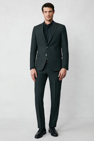  Koyu Antrasit 4 Drop Relaxed Fit Rahat Kesim Mevsimlik Likralı Esnek Takım Elbise