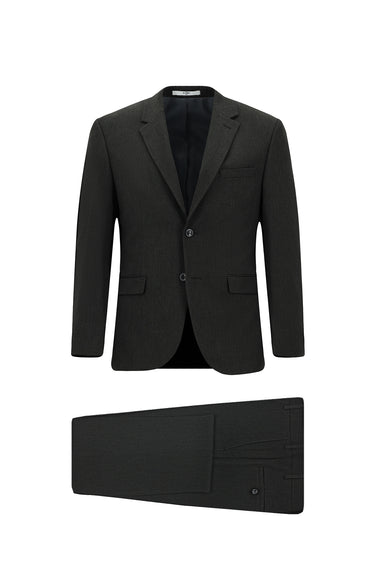 Koyu Antrasit 7 Drop Slim Fit Dar Kesim Klasik Takım Elbise