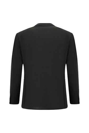  Koyu Antrasit Super Slim Fit Ekstra Dar Kesim Klasik Takım Elbise