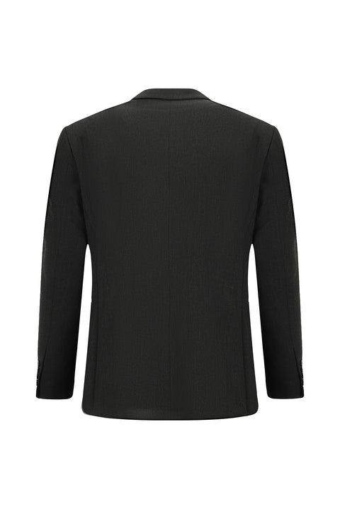 Koyu Antrasit 4 Drop Relaxed Fit Rahat Kesim Mevsimlik Likralı Esnek Takım Elbise