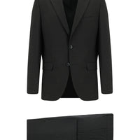 Koyu Antrasit Slim Fit Dar Kesim Klasik Takım Elbise