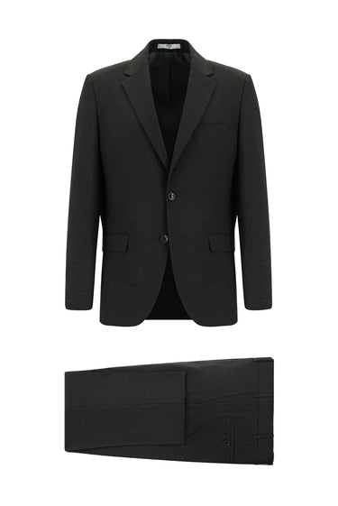  Koyu Antrasit Super Slim Fit Ekstra Dar Kesim Klasik Takım Elbise