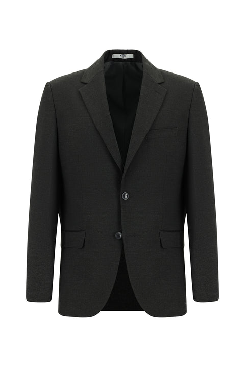 Koyu Antrasit 4 Drop Relaxed Fit Rahat Kesim Takım Elbise