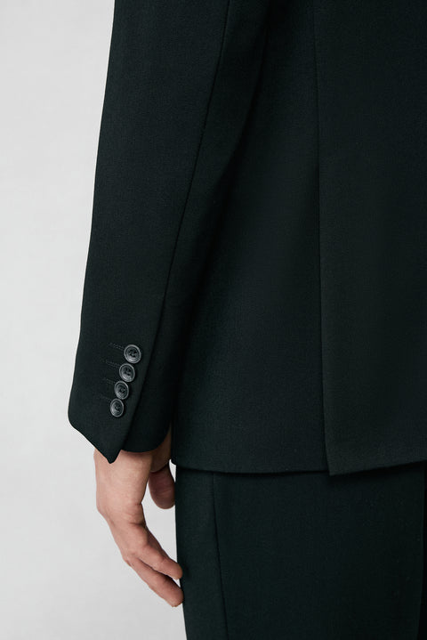 Siyah 7 Drop Slim Fit Dar Kesim Mevsimlik Likralı Esnek Takım Elbise