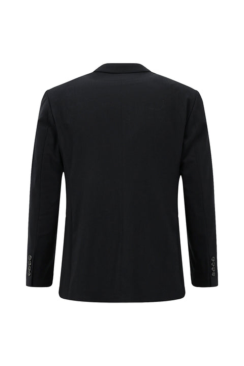 Siyah 7 Drop Slim Fit Dar Kesim Takım Elbise