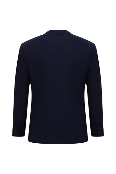  Orta Lacivert Slim Fit Dar Kesim Klasik Takım Elbise