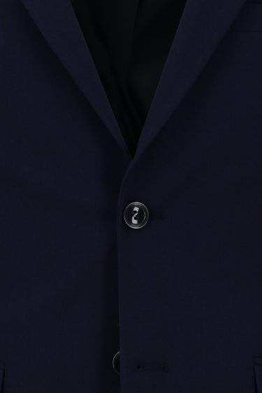  Orta Lacivert Slim Fit Dar Kesim Klasik Takım Elbise