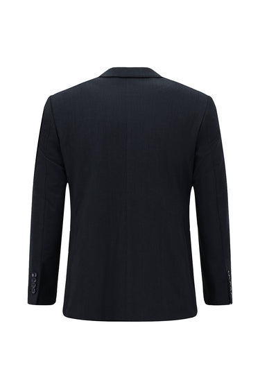  Siyah Lacivert Slim Fit Dar Kesim Klasik Takım Elbise