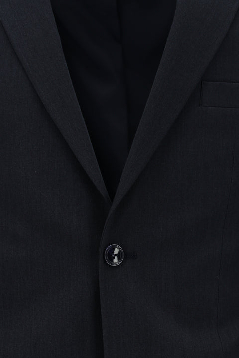 Siyah Lacivert 7 Drop Slim Fit Dar Kesim Takım Elbise