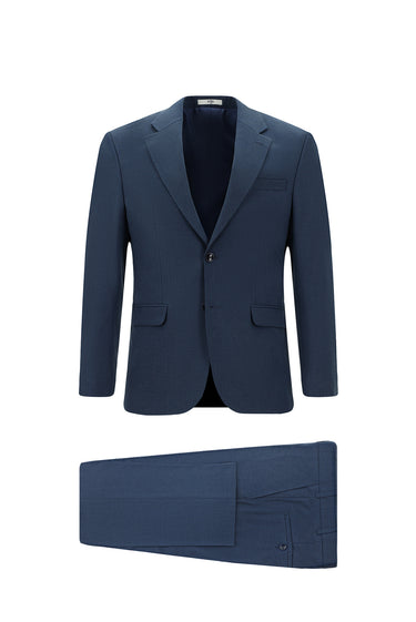  Koyu İndigo Slim Fit Dar Kesim Klasik Takım Elbise