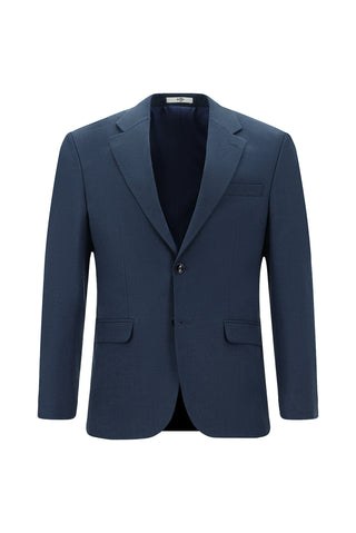  Koyu İndigo Slim Fit Dar Kesim Klasik Takım Elbise