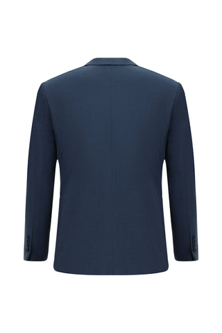  Koyu İndigo Slim Fit Dar Kesim Klasik Takım Elbise